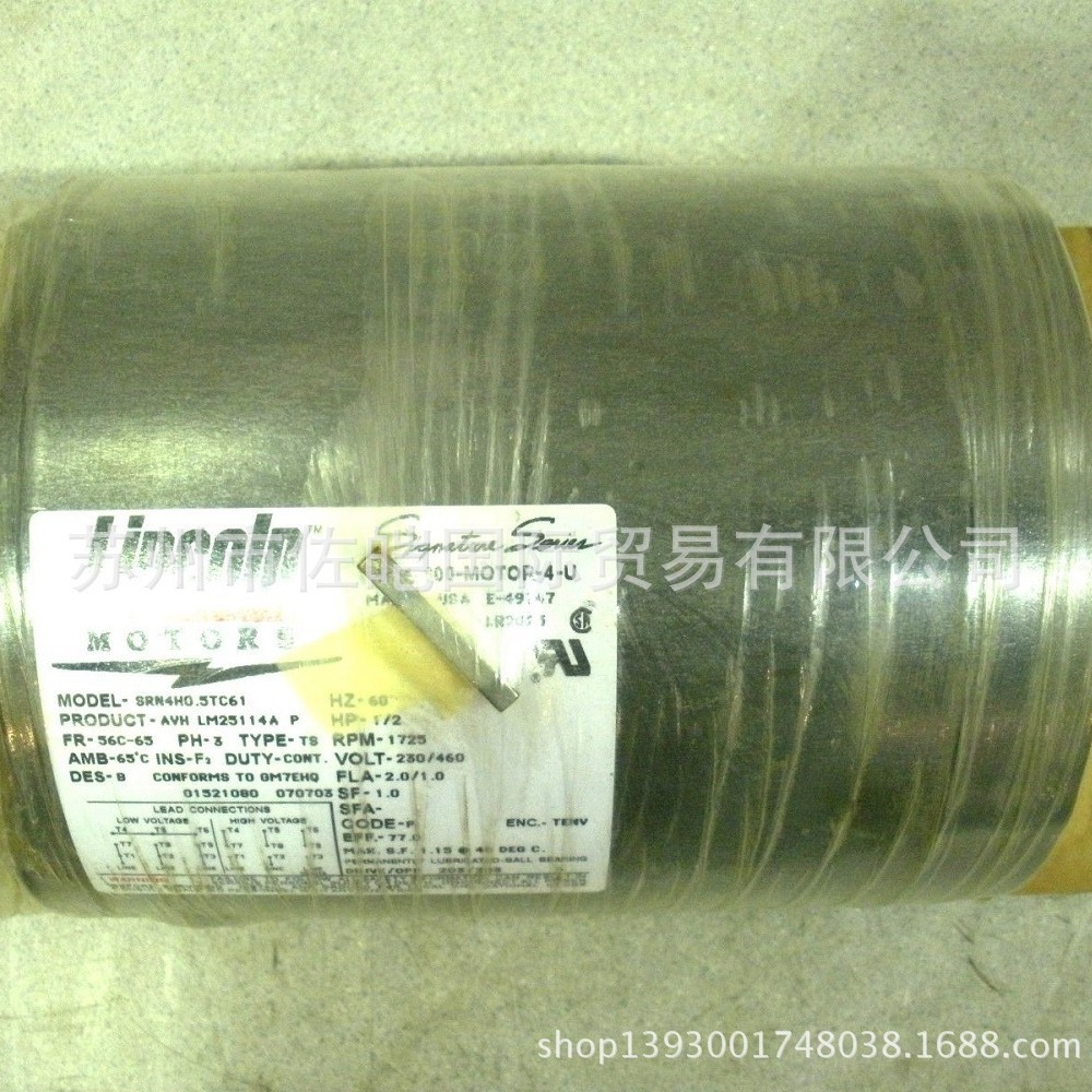供应电动机 原装LINCOLNMOTORS品牌马达 SRN4HO.5TC61型号EU认证