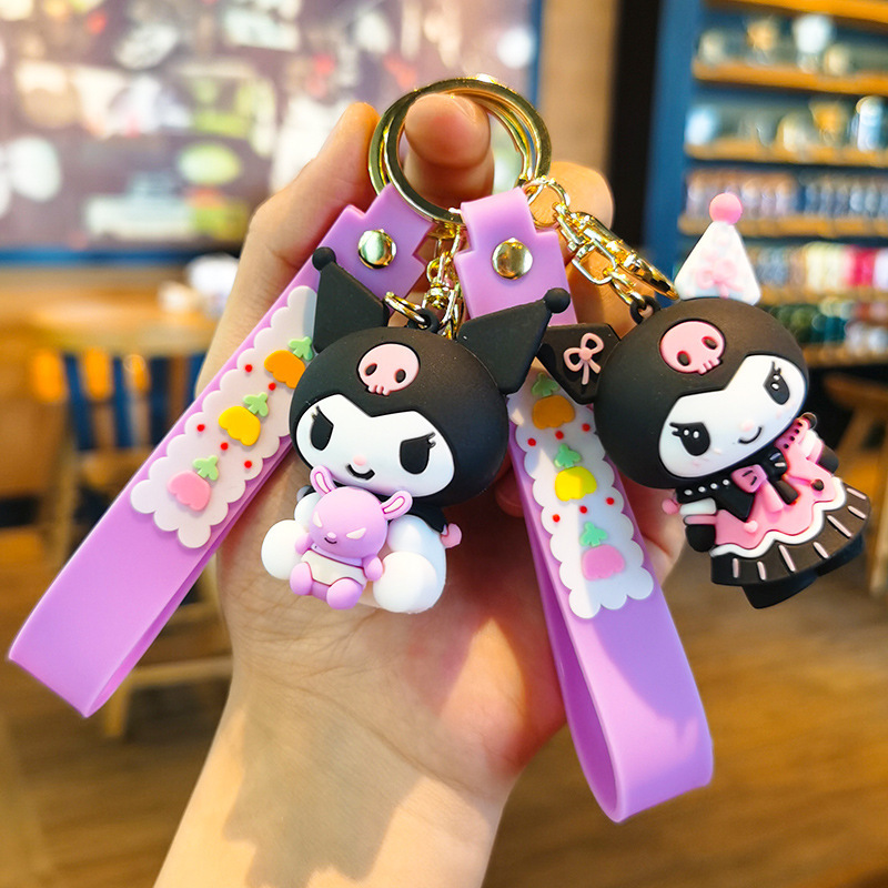 Purple Rope Series Sanrio Keychain Kuromi Pendant Purple Rope Series Sanrio Keychain Kuromi Pendant