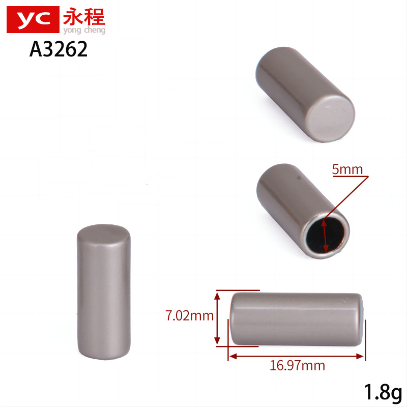 金属吊钟卫衣裤腰绳头帽绳头止绳扣松紧调节抽绳卡扣5MM圆形吊钟