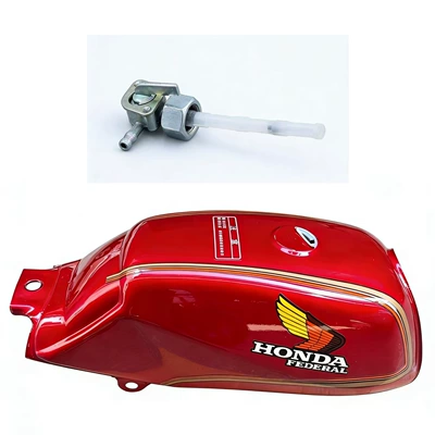 four-piece set of side covers, Fuel tank - red-fuel-tank-switch