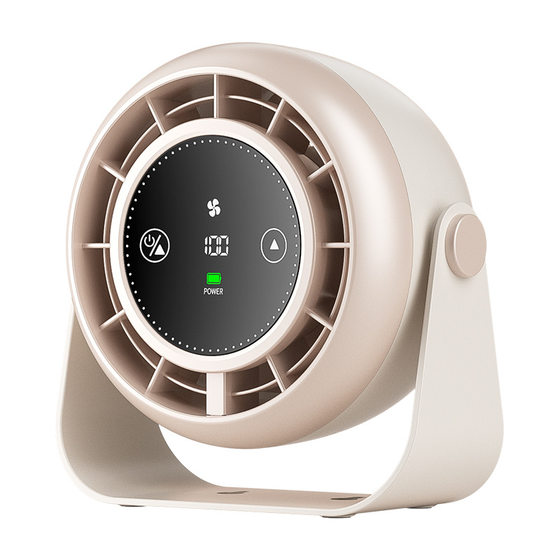 2025 new cross-border usb charging air circulation fan ultra-quiet wall-mounted desktop kitchen small desktop fan