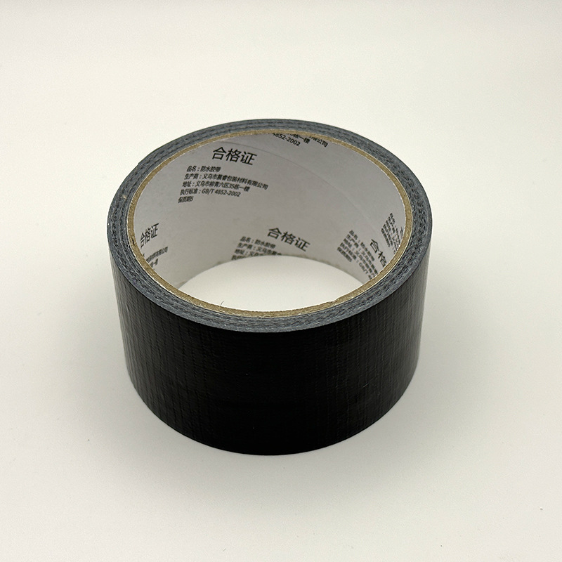 Cojín de reparación cinta adhesiva base de tela negra unilateral alfombra a prueba de viento agujero para exhibición de alfombra adhesiva impermeable a prueba de agua