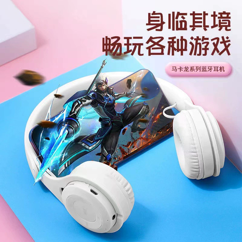 Эксклюзивная новинка Y08 накладная Bluetooth-гарнитура Macaron складная, готовая поставка с завода