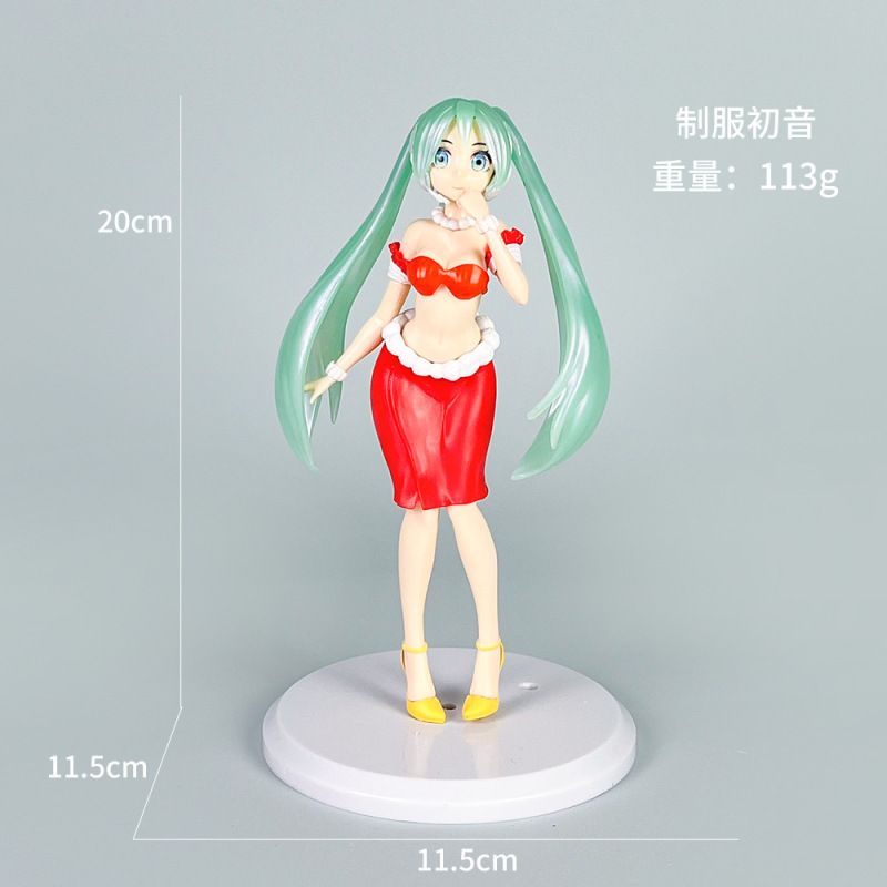 初音未来手办动漫水冰月美少女蕾姆花嫁穹妹二次元公仔模型摆件批|undefined