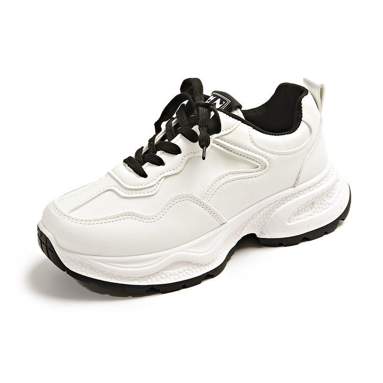 Popular Versatile Thick-soled Dad Shoes Women, Height-increasing For Petite Individuals, 2025 New Spring And Autumn_vogvips.com