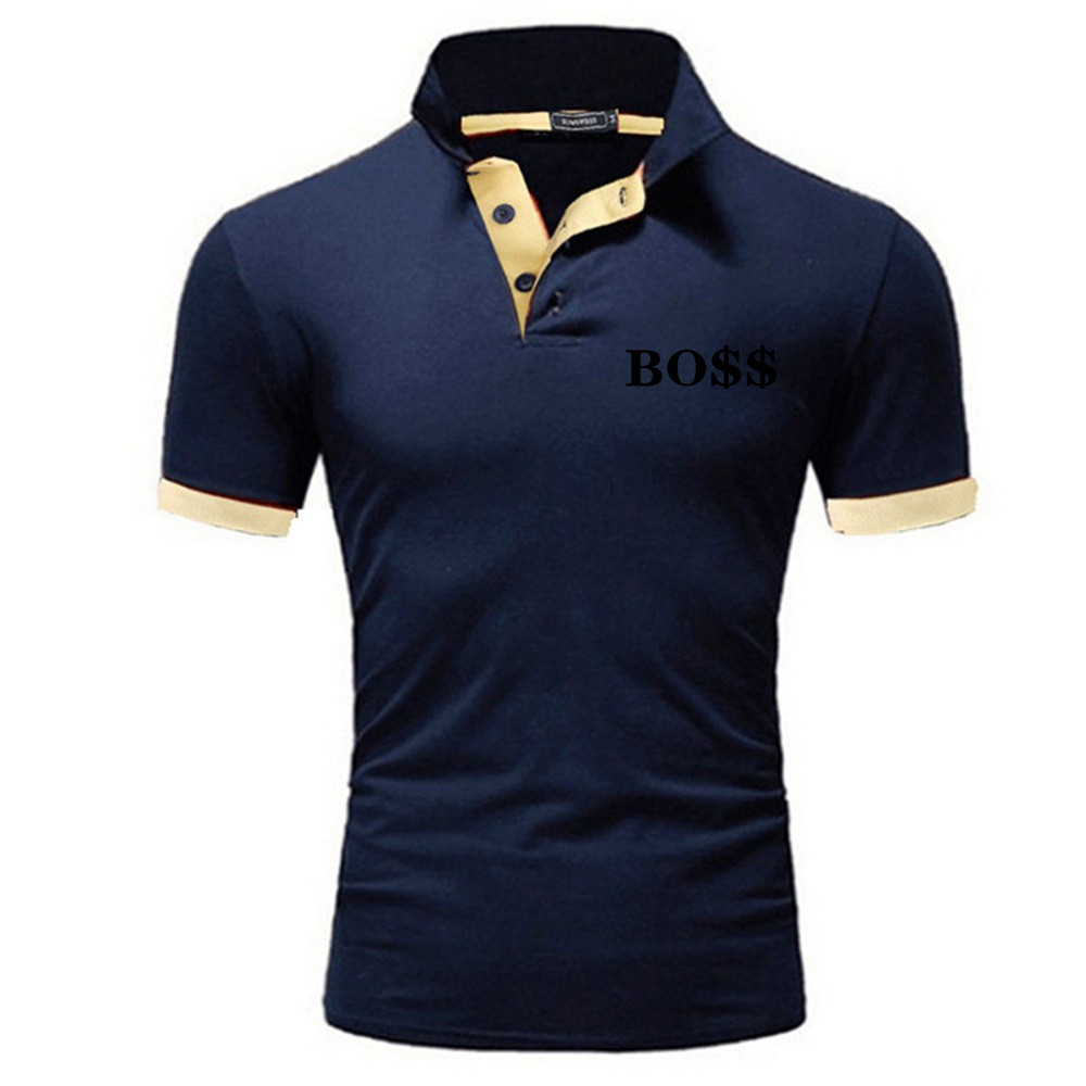 Navy Blue Yellow-Black Label Image
