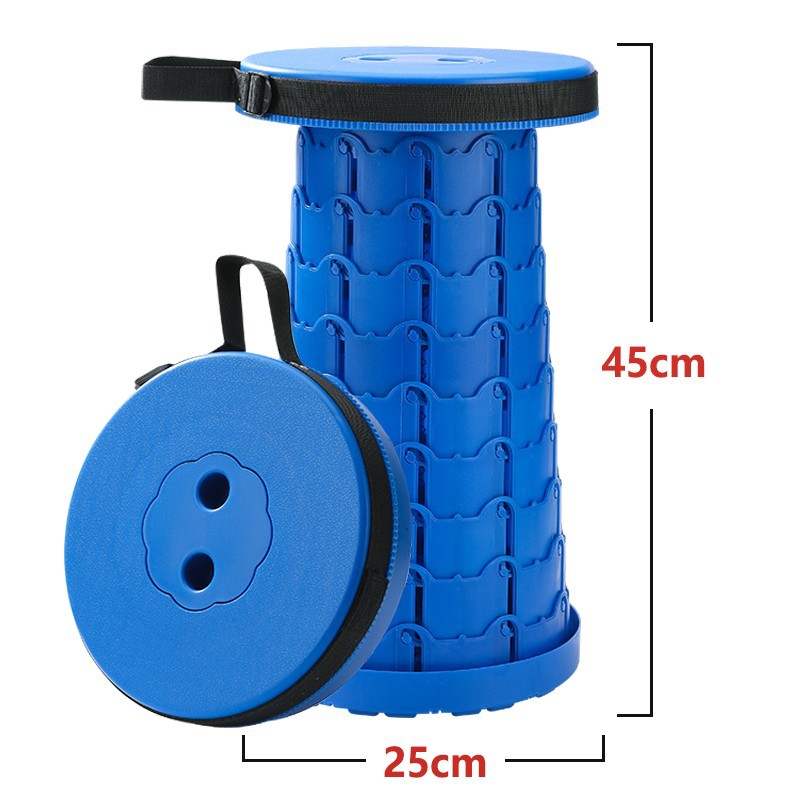 Taburete arco iris retráctil pequeño banco doméstico taburete de pesca ajustable portátil al aire libre asiento de cola de mano Maza