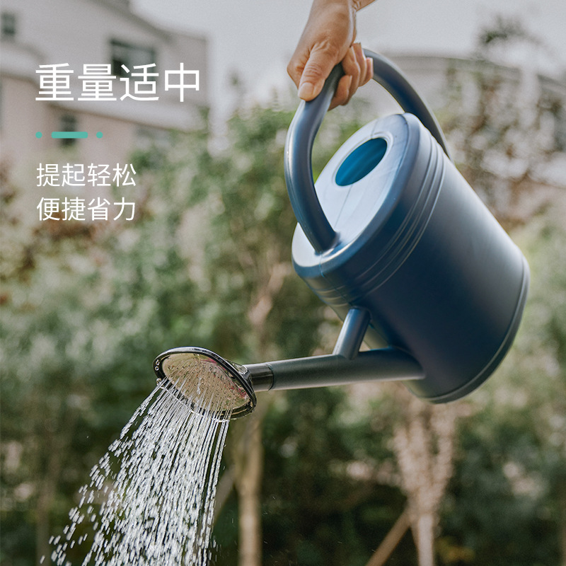 Garden watering spray bottle, household watering pot, long-spout flower sprinkler, vegetable & flower dousing pot, thickened plastic waterer, large size