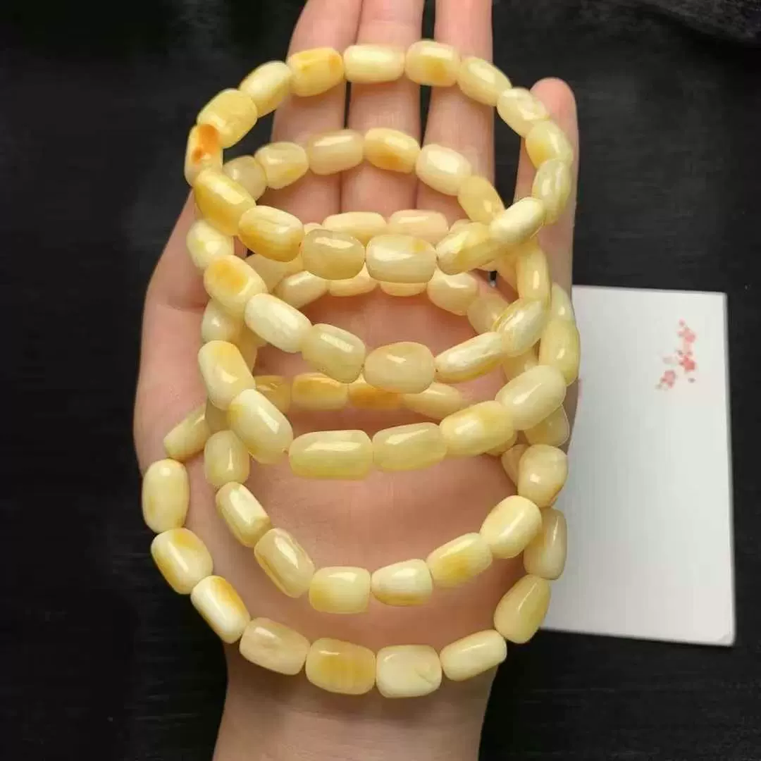 Натуральный пчелиный воск, русский материал, случайный браслет, белый цветок, пчелиный воск, богатый и полный одинарный круговой браслет, культурные аксессуары, оптовая продажа