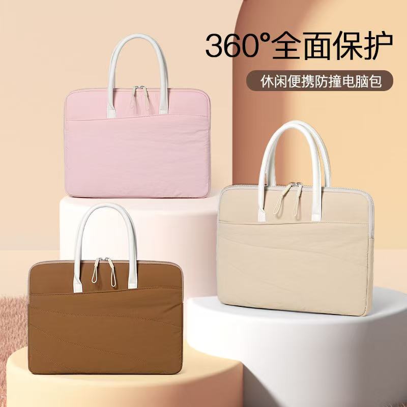 New Lightweight Laptop Bag for Women with High Quality 14inch 16inch Shockproof Laptop Protective Cover Briefcase