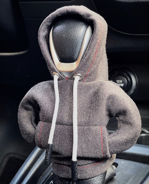 Transfronterizo nuevo Shifter perilla con capucha cubierta coche palanca de cambios con capucha ropa cubierta