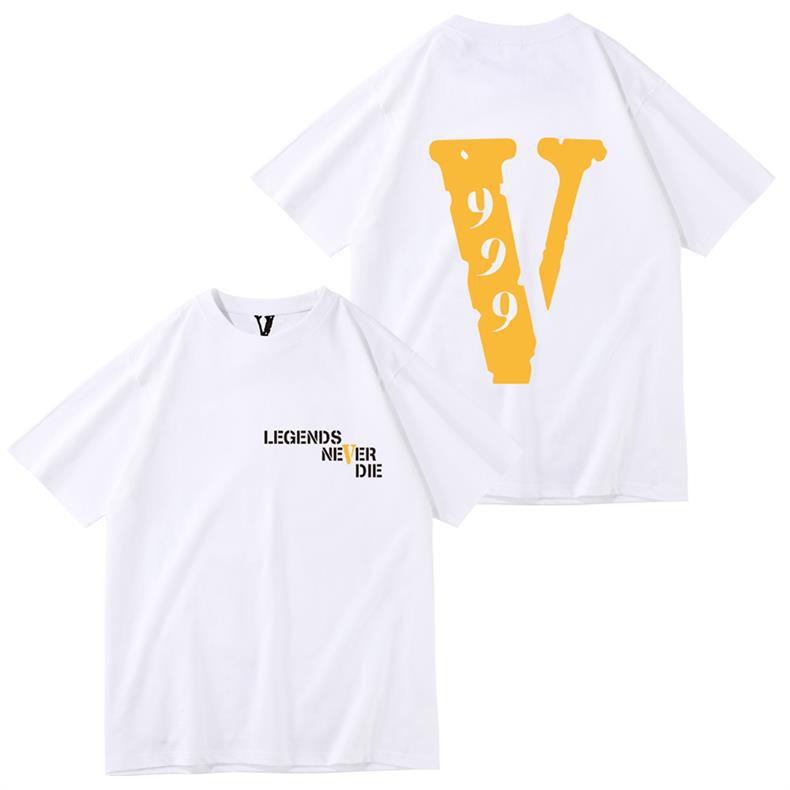 Футболка VLONE темно-синяя, S