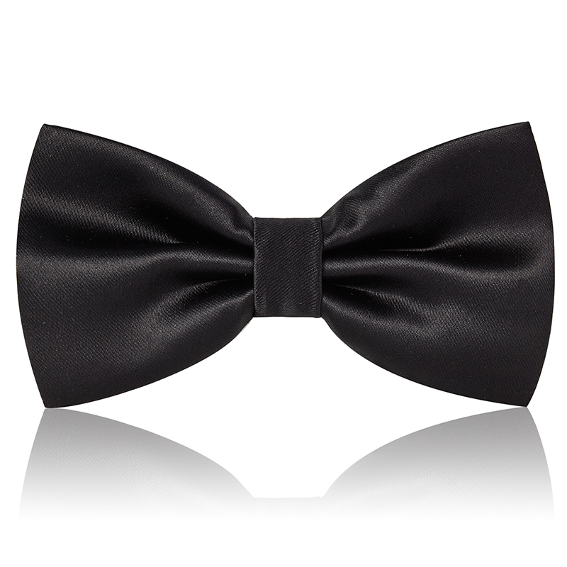 70% off 블랙 글로시 나비 넥타이