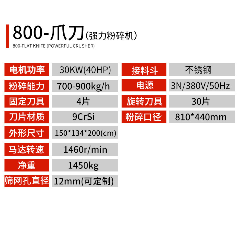 800형 클로 나이프(30KW)(13개 특별티켓 포함)