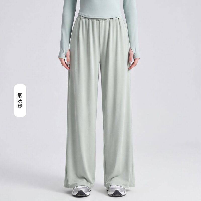 Yoga pants for modern dance practice, women's loose-fitting straight-leg wide-leg pants with a draping effect, adult practice wear, ethnic dance pants Yoga pants for modern dance practice, women's loose-fitting straight-leg wide-leg pants with a draping effect, adult practice wear, ethnic dance pants