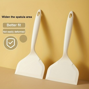 Pancake Silicone Shovel Non-stick Pan Special Scutler Jade Burning Scrambled Shovel High Temperature Resistant Stir-frying Shovel Pancake Pan Shovel
