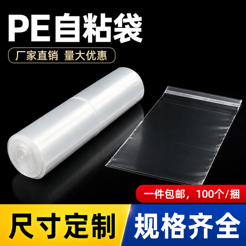 Pe Thickened Adhesive Tape Self-Adhesive Bags for Clothing, Shoes, and Socks Storage Packaging Bags with Custom Logo, Dustproof and Moisture-Proof Storage Bags in Stock Pe Thickened Adhesive Tape Self-Adhesive Bags for Clothing, Shoes, and Socks Storage Packaging Bags with Custom Logo, Dustproof and Moisture-Proof Storage Bags in Stock