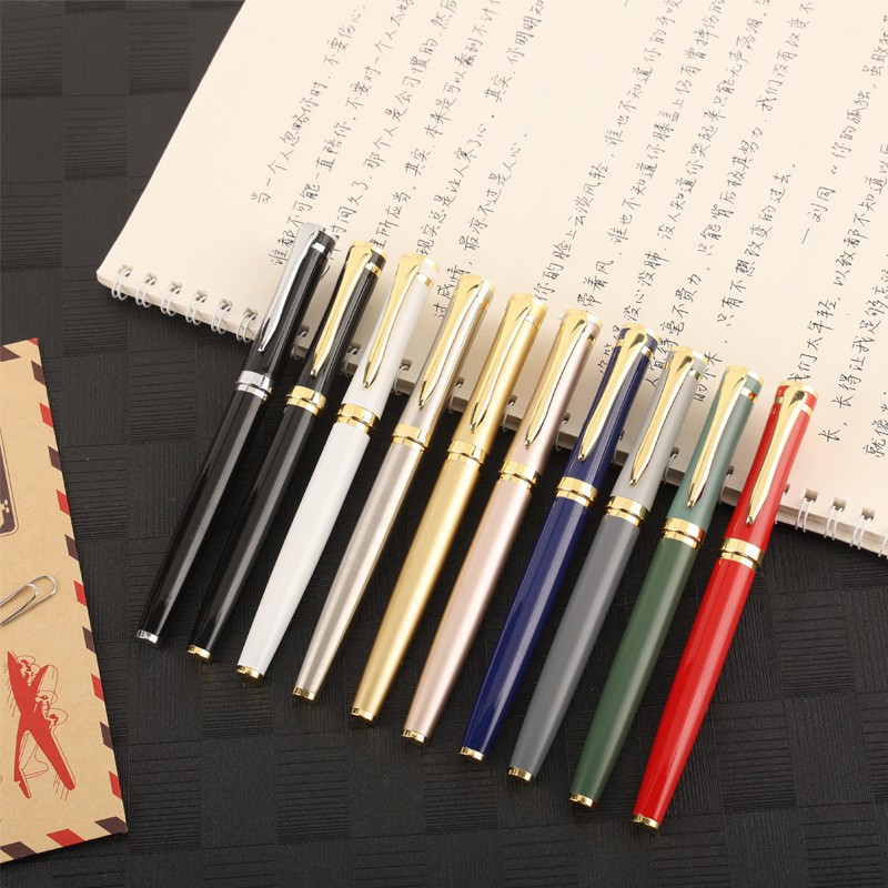 Metal Signature Ballpoint Pen Company Business Office Gift Pen School Students Use Metal Pen Customized Logo