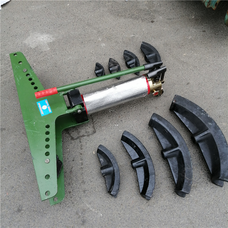 HHW-4手动液压弯管机 煨弯机90度 钢管成型压弯机重量轻