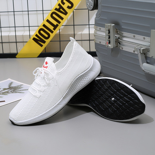 Cross-border Men's Casual Feiwei  Spring and Summer New Men's Shoes Mesh Shoes Trendy Running Shoes Soft Sole Sports Shoes