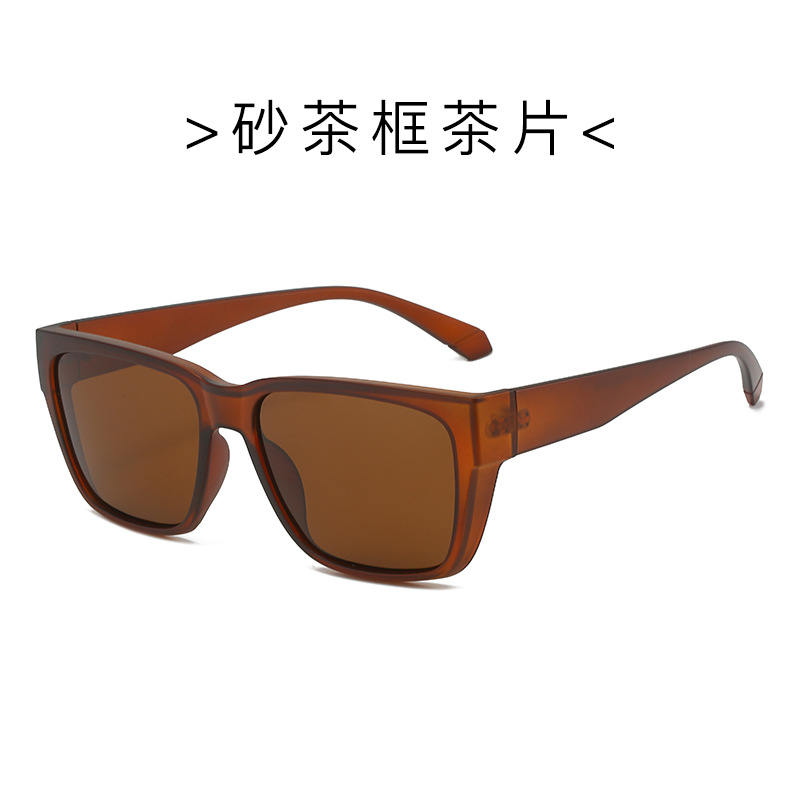 2024 ventas directas de la fábrica nuevas gafas de sol retro europeas y americanas gafas de sol polarizadas de moda transfronteriza gafas de sol de moda de tiro en la calle