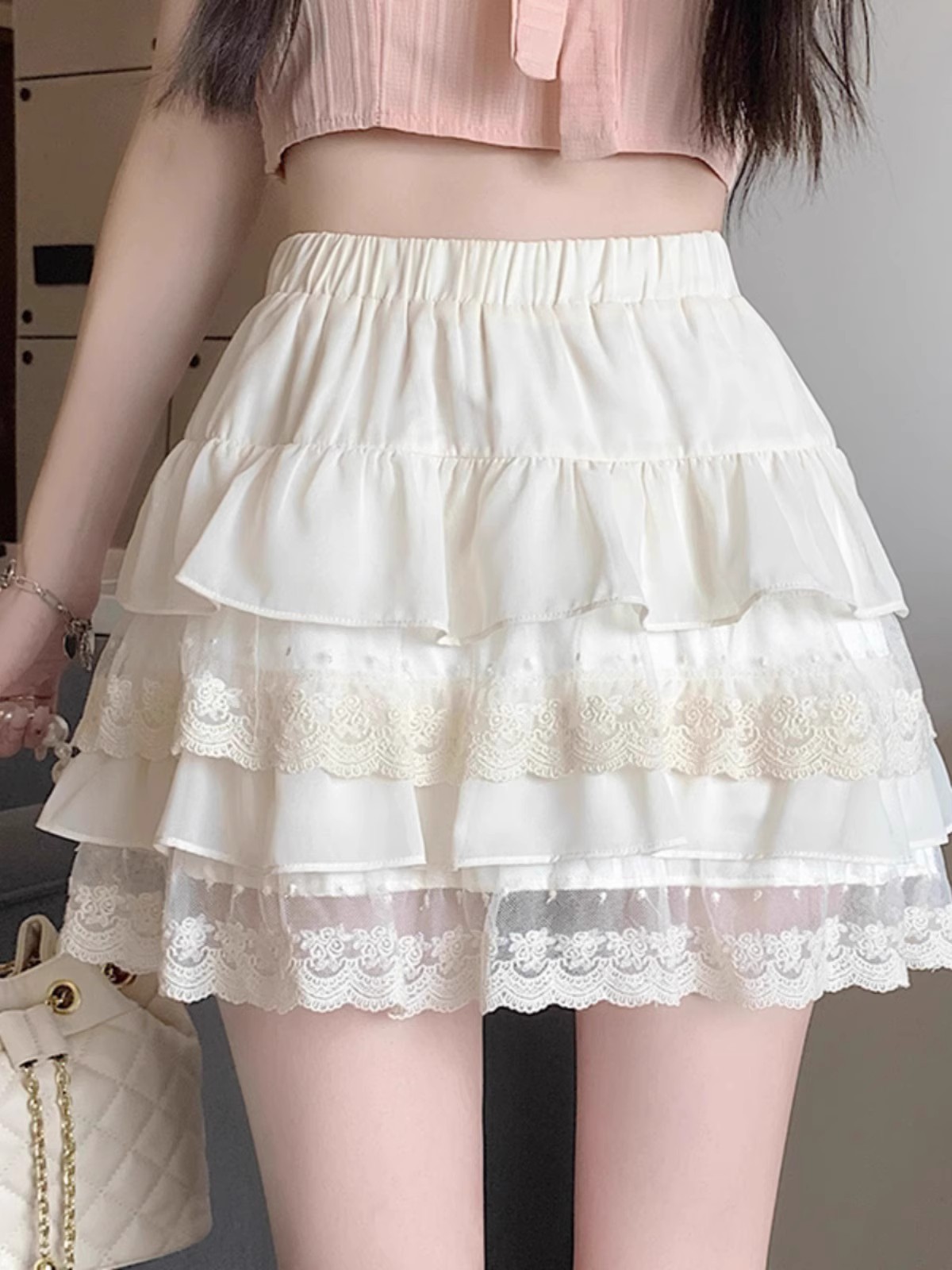 Apricot/lined