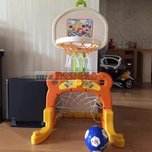 Adjustable Basketball Stand Football Goal. Kindergarten Toy Fitness Kidsren's Basketball Stand. Children's Shooting Device. Football Goal