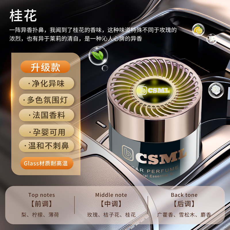 希尔顿酒店香车载香薰2025新款男专用汽车用固体香膏车内持久淡香|undefined