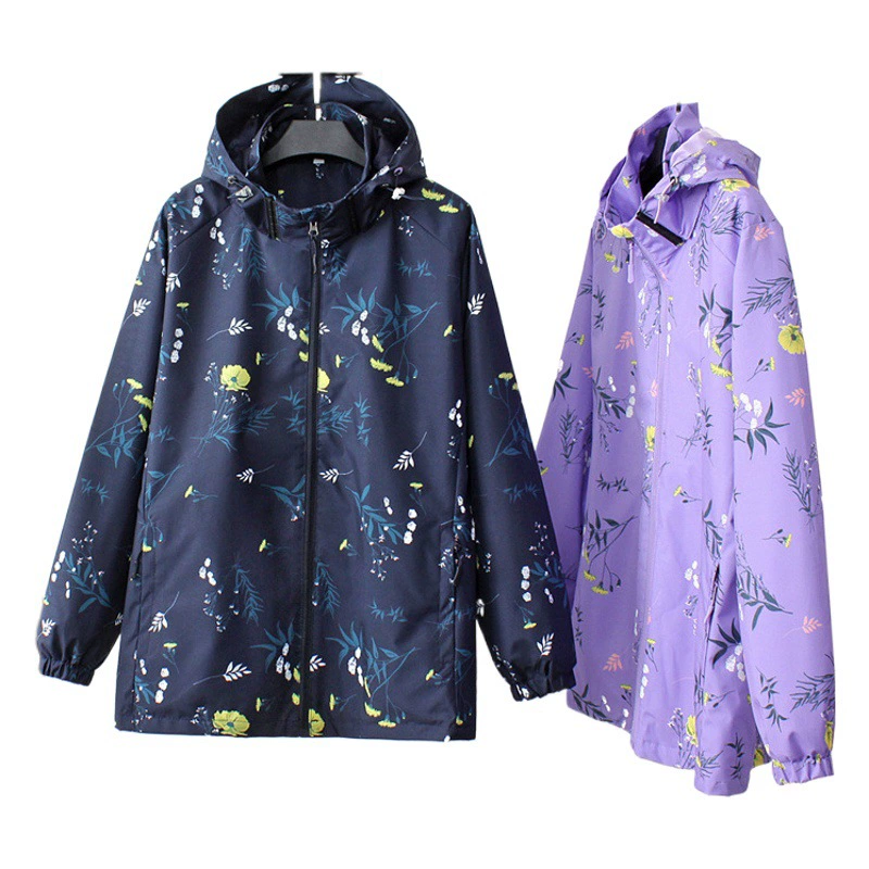 Куртка больших размеров с принтом, Свободное пальто 220 кг с капюшоном, Женская Осенняя куртка 2022 года, альпинистская Толстая MM2250