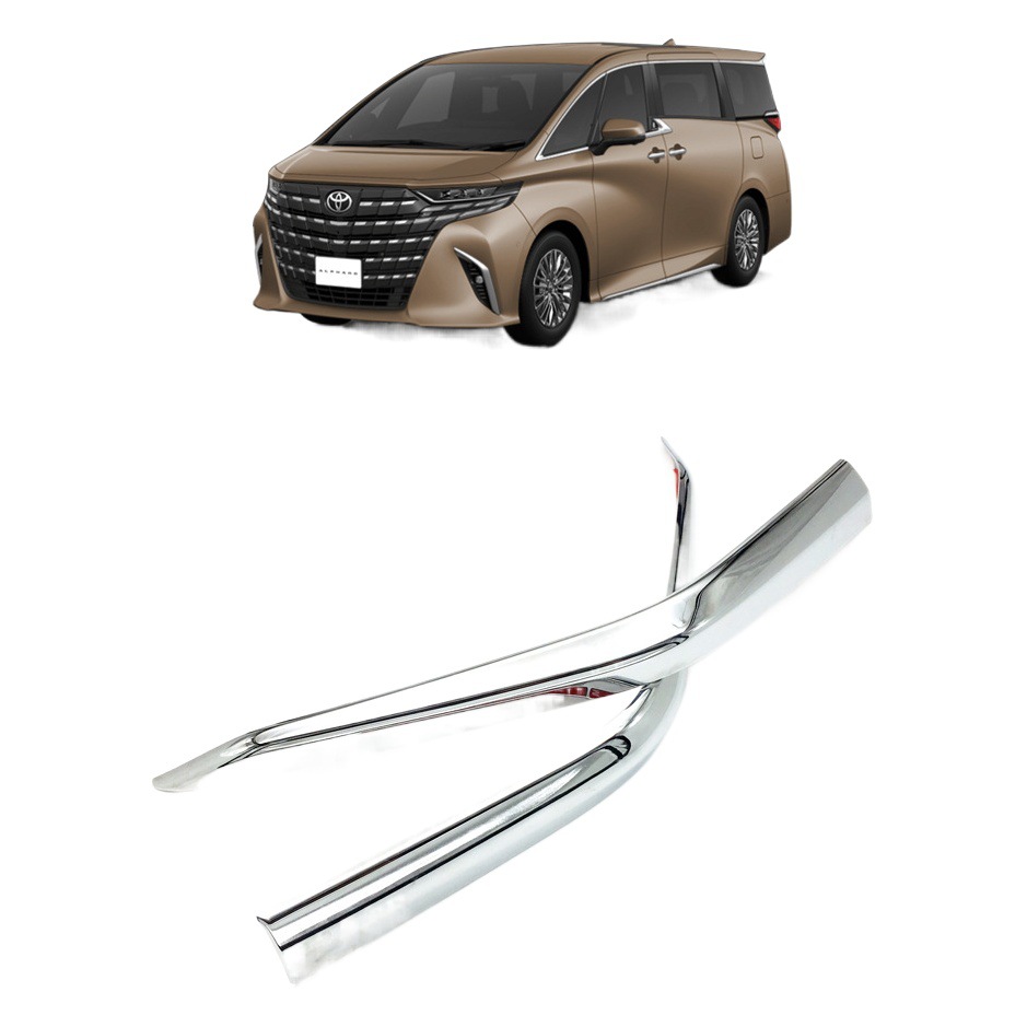 Adecuado para Toyota 23 elfa 40 series parachoques delantero modificado TRIM alphard protector especial de la esquina delantera