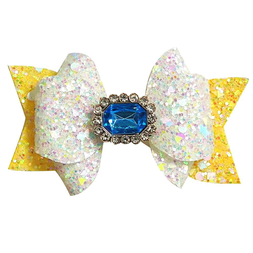Shiny Baby Hair Accessories for Girls, Swallowtail Bow, Diamond Duckbill Clip, Japanese Style Star Hairpin, Bags, Shoes and Clothing E18