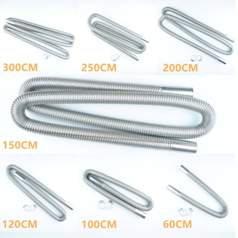 3米长驻车加热器排气管空气加热器排烟管2.5cm25mm口径长度可