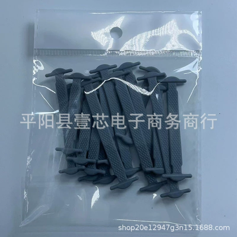 Elastic universal shoelace buckle, silicone shoelaces