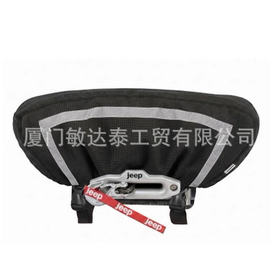 made of 900D Oxford fabric, waterproof: Spare wheel cover - black-buckle-fluorescent-strip-wc04