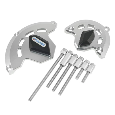 Motorcycle frame shelf rear backrest headlight - anti-fall-cover-silver