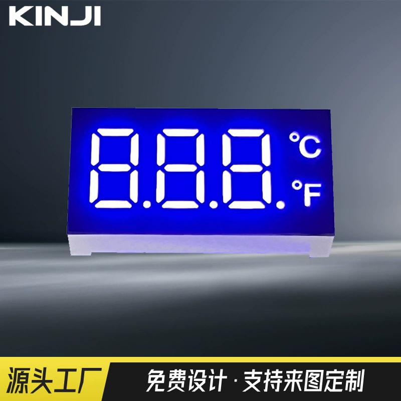 Производители источника поставляют три температуры по Фаренгейту, чтобы показать светодиодную цифровую трубку