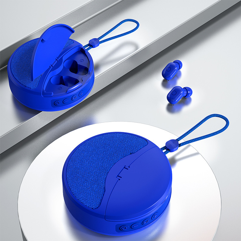 新しいbluetoothスピーカーtwsイヤホン2 in 1クロスボーダープレゼント入耳式イヤホンカードfmオーディオオーディオ|undefined