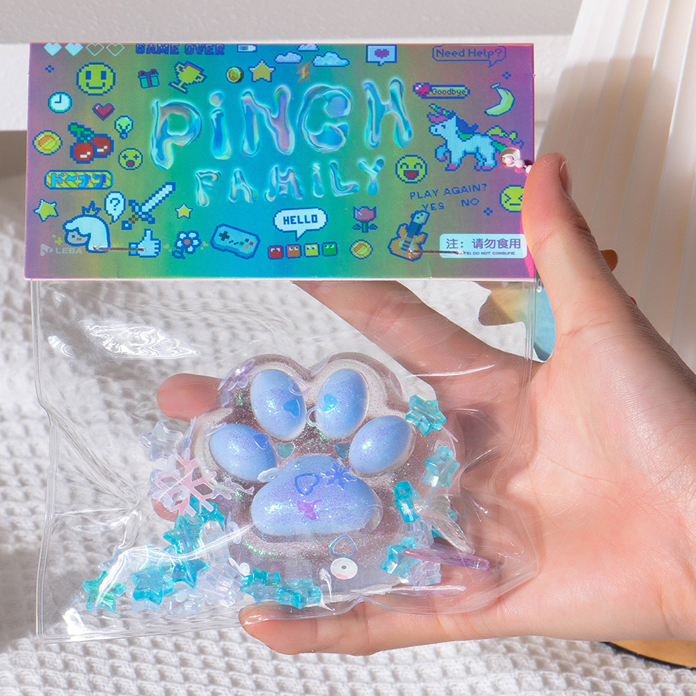 Douyin Explosive toy Network Red CAT Claw amasar le barro podrido se siente descomprimido Toys TPR amasar le wholesale Factory