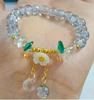 S015-Gray Fresh Small Flower Bracelet #SZ795
