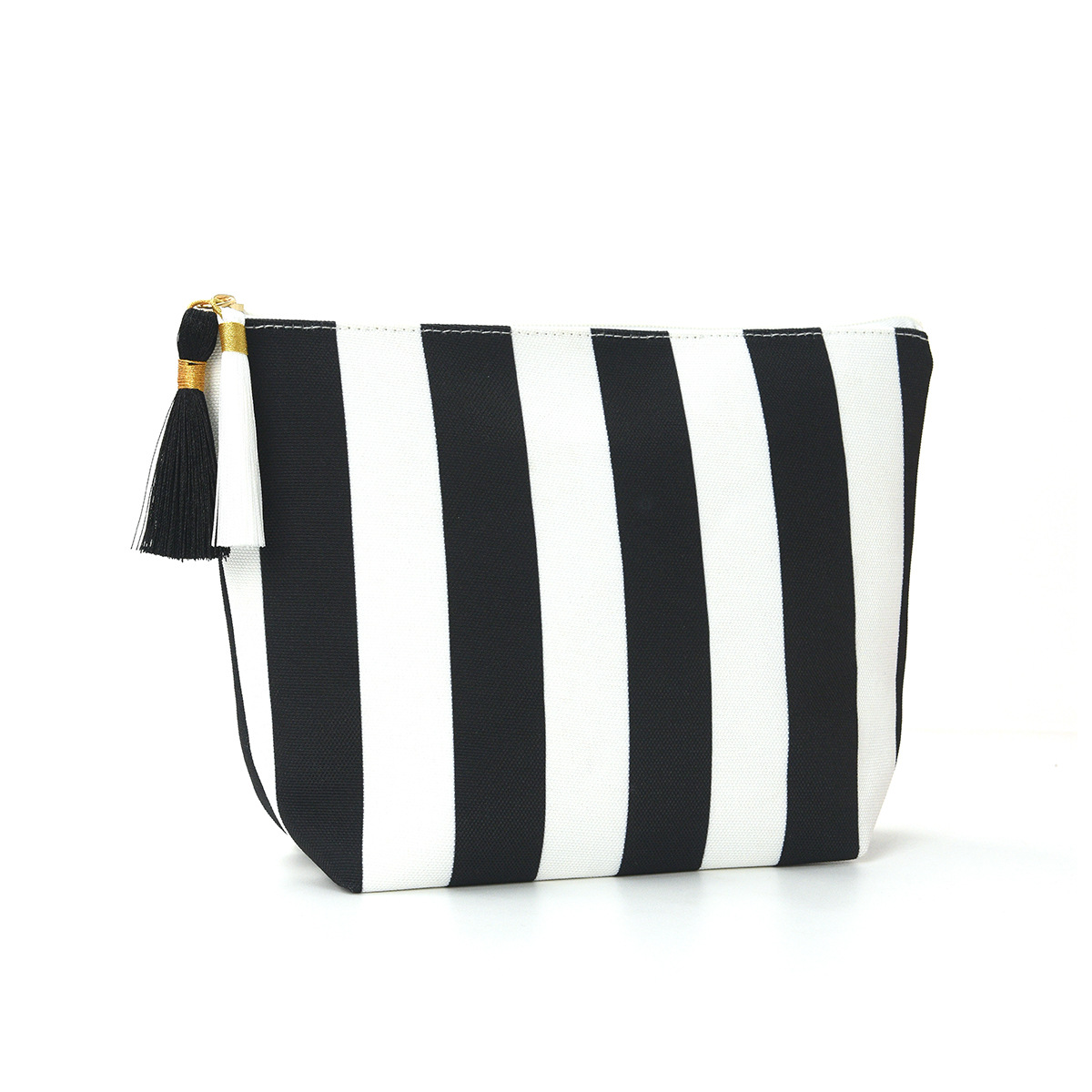 Feihong bolsa de almacenamiento a rayas de lana transfronterizas, bolsa de maquillaje de alto valor, bolsa de lavado portátil de gran capacidad