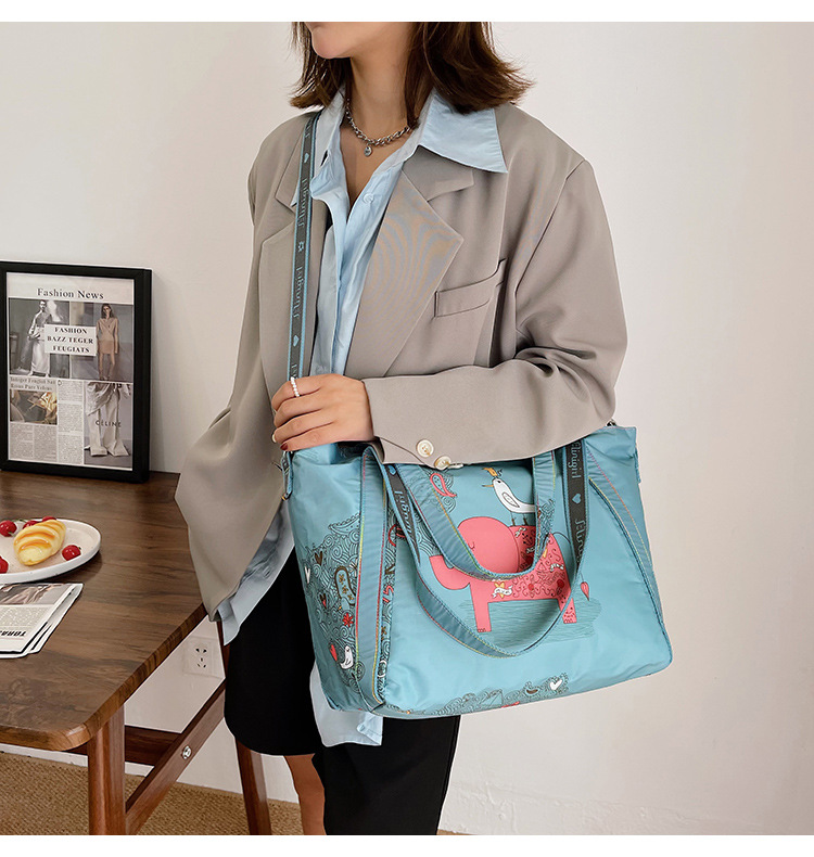 Women's Large Nylon Geometric Cute Square Zipper Bag Sets display picture 1