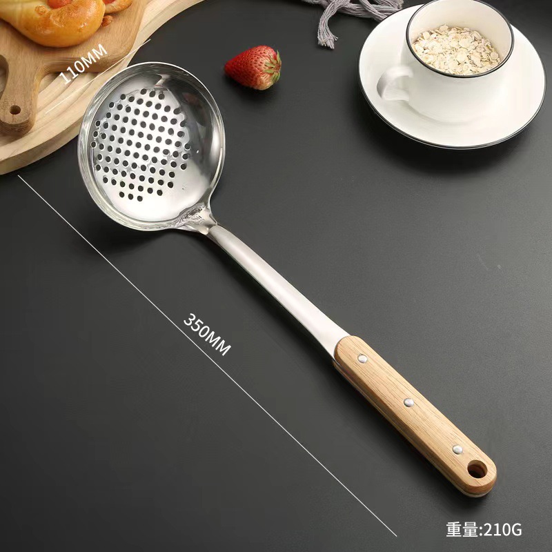 acero inoxidable cuchilla de cocina cuchilla de cocina hogar cuchilla de cocina mango de madera grueso tres clavos mango de madera sólida