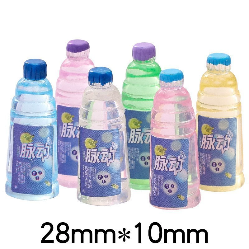 Small realistic food play, creative bottle, accessory, wholesale, handmade