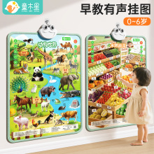 有声挂图儿童早教男女宝宝逻辑墙贴语音学习启蒙认知玩具益智玩具