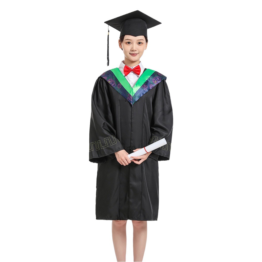 Wholesale Academic Gowns for University Graduation, Men's and Women's College-Style Engineering and Liberal Arts Degree Performance Attire