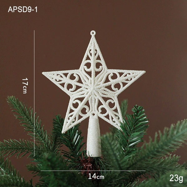 14CM hollow tree top star