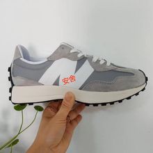 莆田纯原nb327海盐蓝女厚底运动男鞋轻便情侣户外灰白复古跑步鞋