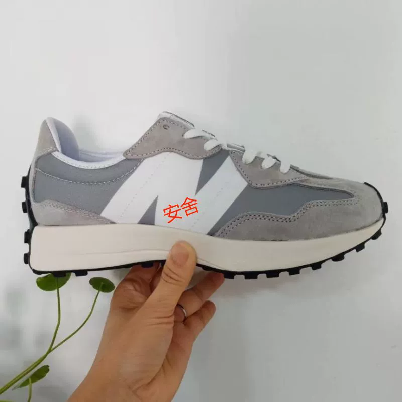 Putian Chunyuan nb327 Haiyan Blue Женская спортивная обувь на толстой подошве Мужская обувь легкая пара на открытом воздухе Серые белые ретро кроссовки