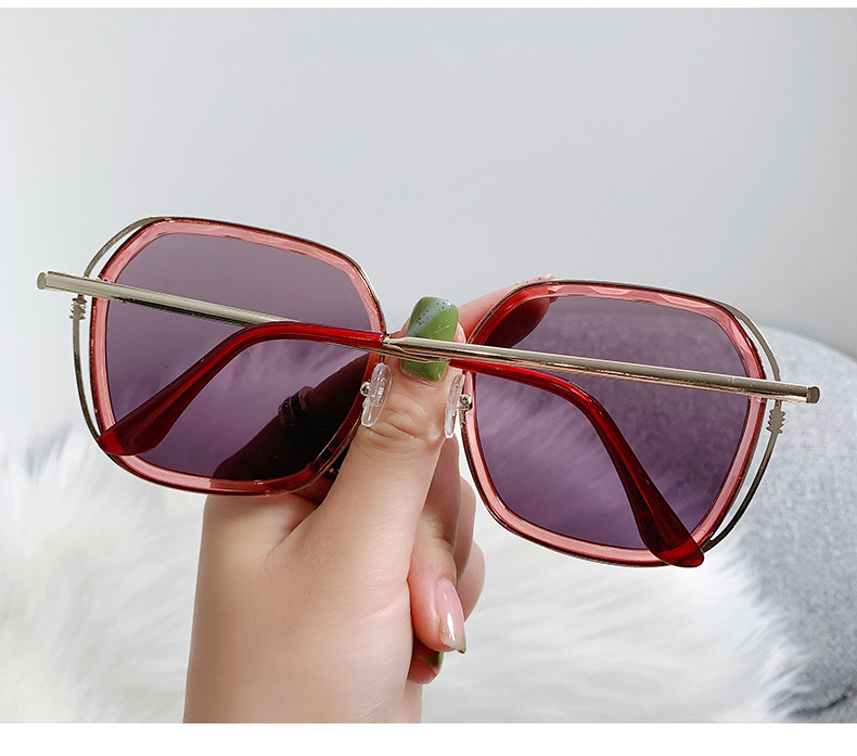 Unisex Gender Elegant Modern Style Geometric Ac UV400 Protection Special-Shaped Mirror Full Frame Women's Sunglasses