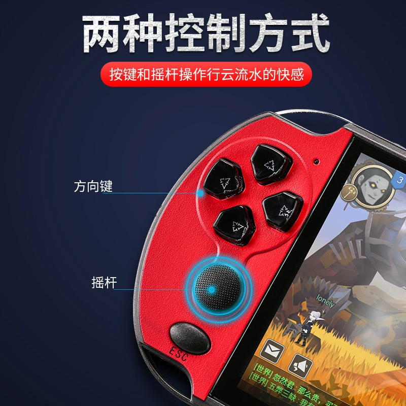Игровая консоль PSP x7 Plus 5,1 дюйма Проходной игровой аппарат 64-бит GBA аркада NES портативная